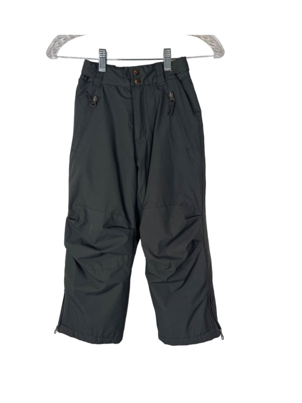 Free Country FCXtreme Snow Pants Boys Small Dark Gray Ski Sledding Winter